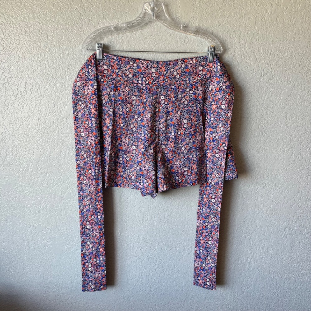 J.Crew Liberty of London Tana Lawn Floral Tie Waist Shorts Size 8 - Picture 8 of 14